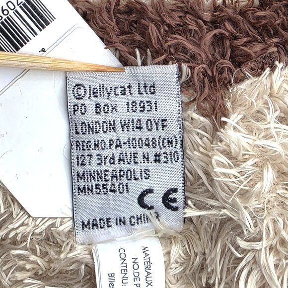 Jellycat Medium Bunglie Kitten Stuffed Plush Tan Brown Stripes Long Tail Retired - Picture 11 of 12